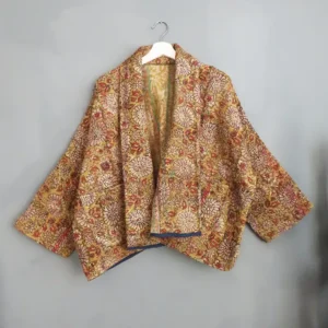 reversible kantha jacket