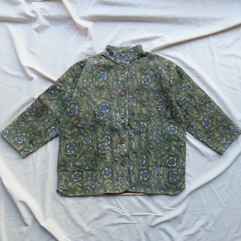 kantha quilted jacket