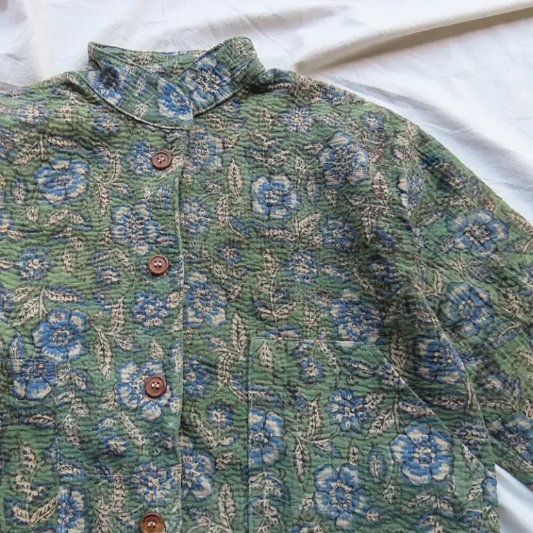 kantha quilted jacket