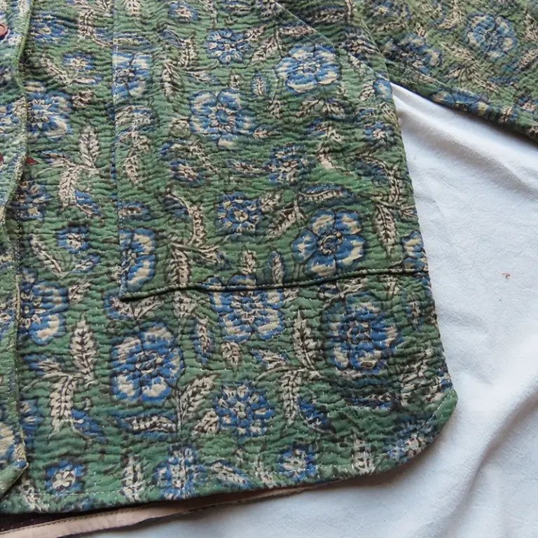 kantha quilted jacket