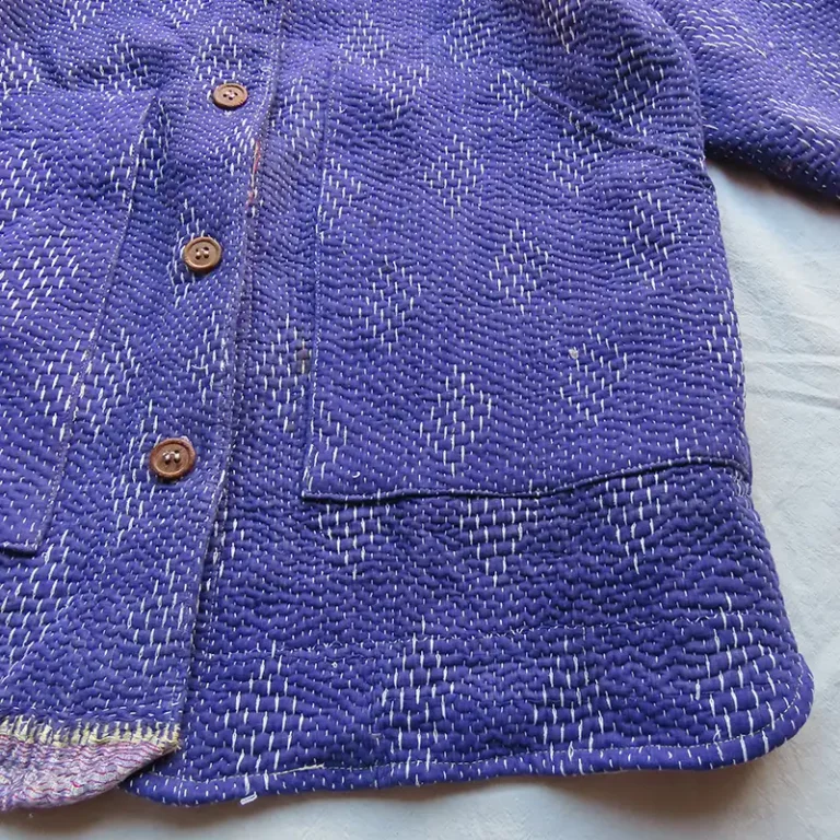 short kantha jacket