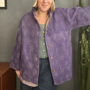quilted kantha jacket