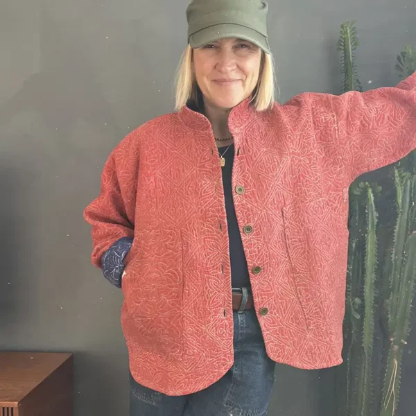 vintage kantha jacket