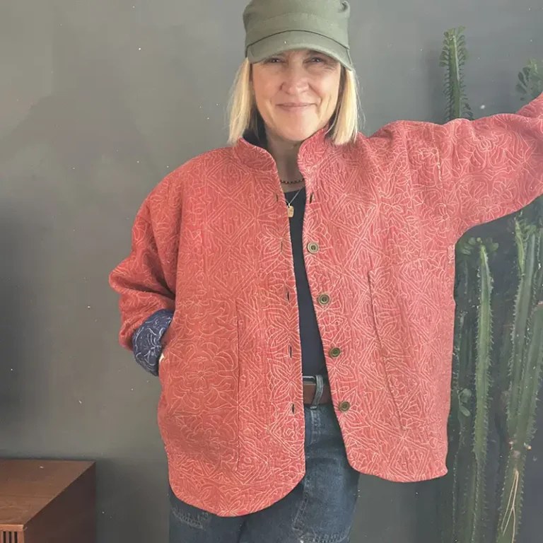 vintage kantha jacket