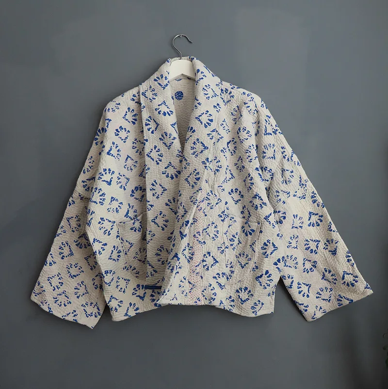 short kantha jacket
