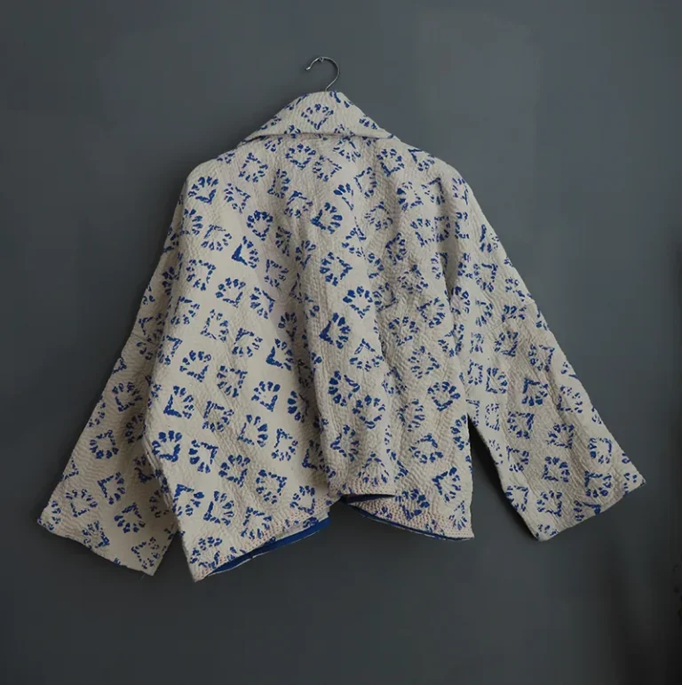 short kantha jacket