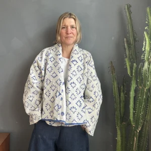 short kantha jacket