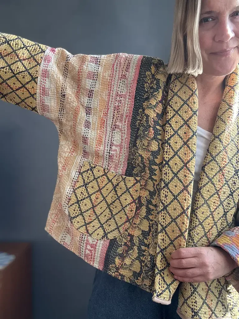 KANTHA FABRIC JACKET