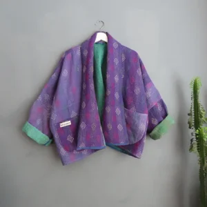kantha fabric jacket