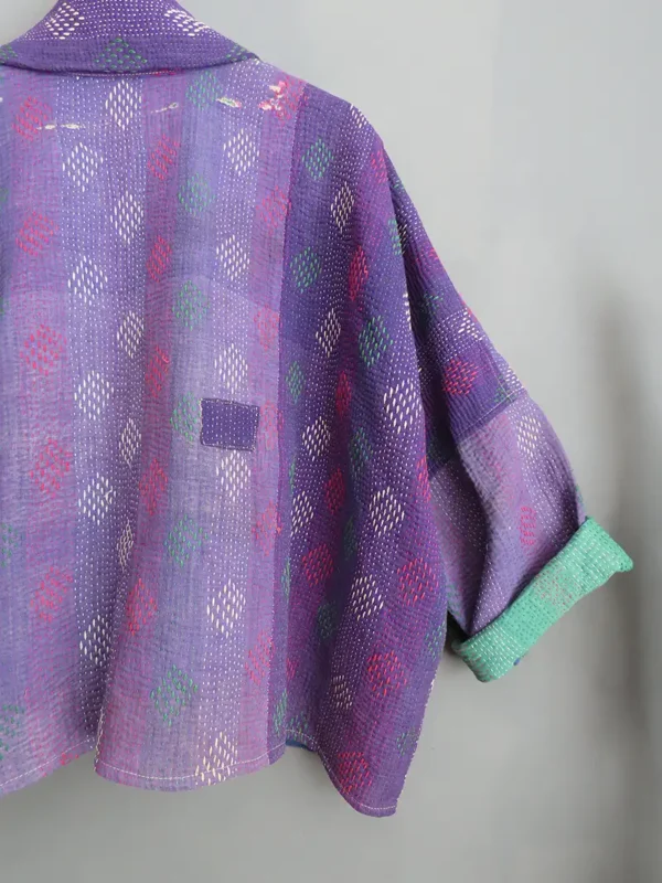 kantha fabric jacket