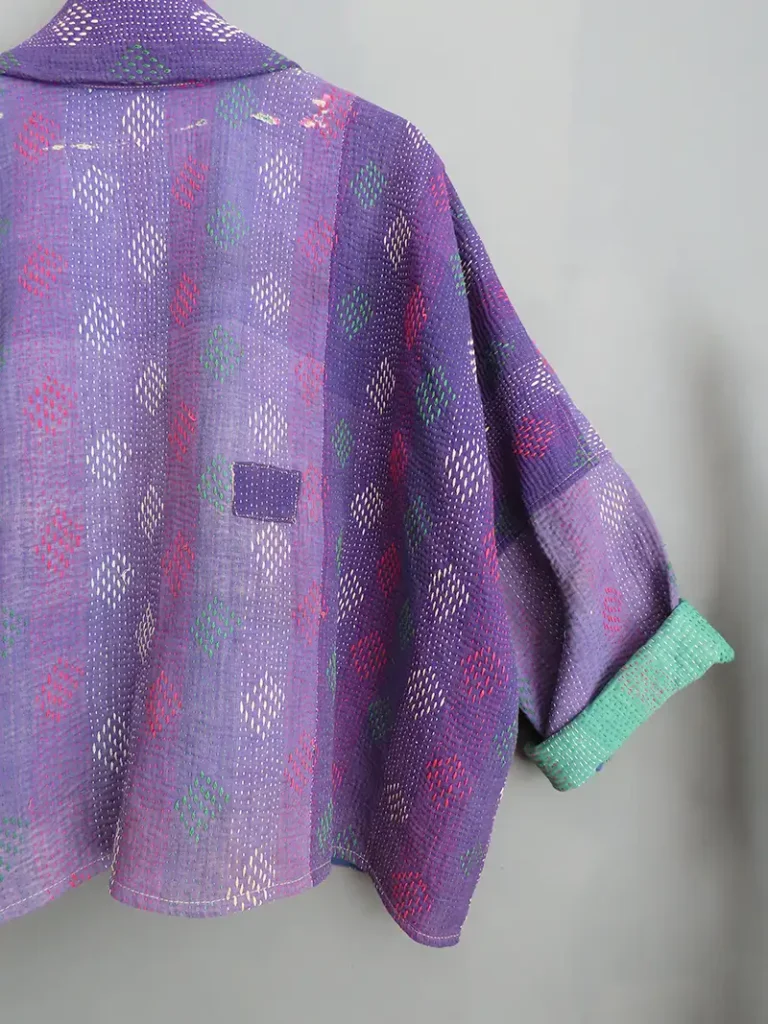 kantha fabric jacket