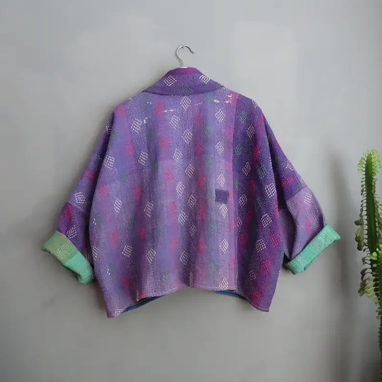 kantha fabric jacket