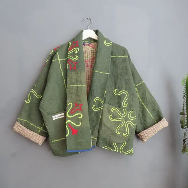kantha coat