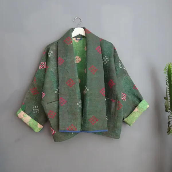 vintage kantha jacket