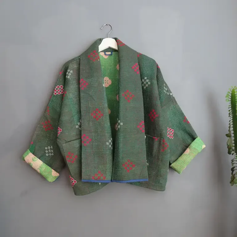 vintage kantha jacket