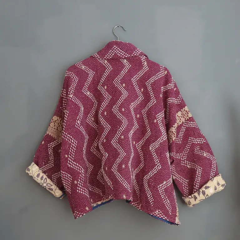 kantha fabric jacket