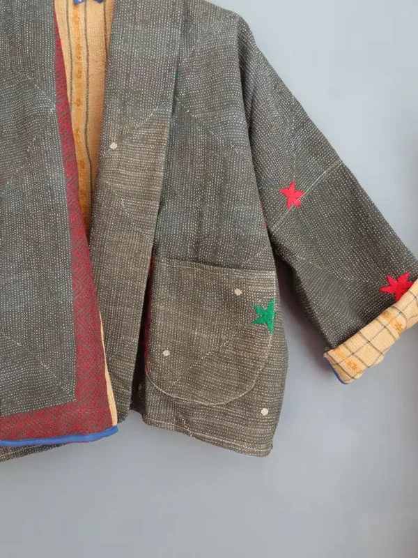 vintage kantha fabric