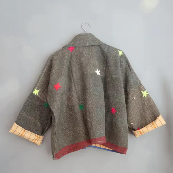 kantha quilted jacket