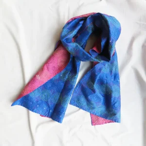 kantha embroidery scarf