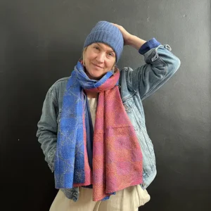 kantha stitched fabric
