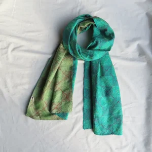 kantha stitched scarf
