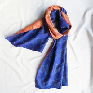 kantha stitched scarf