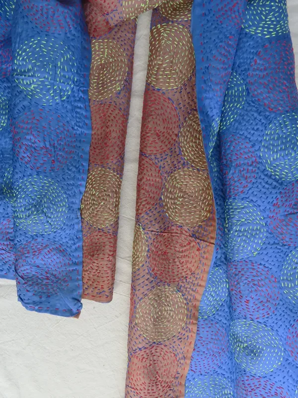 kantha fabric scarf