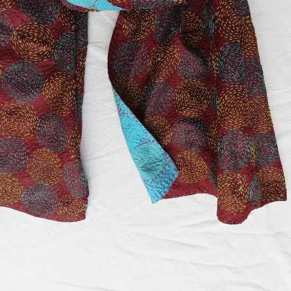 embroidered scarf