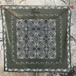 KHAKI BANDANA SCARF