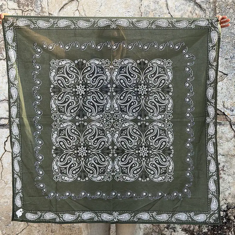 KHAKI BANDANA SCARF