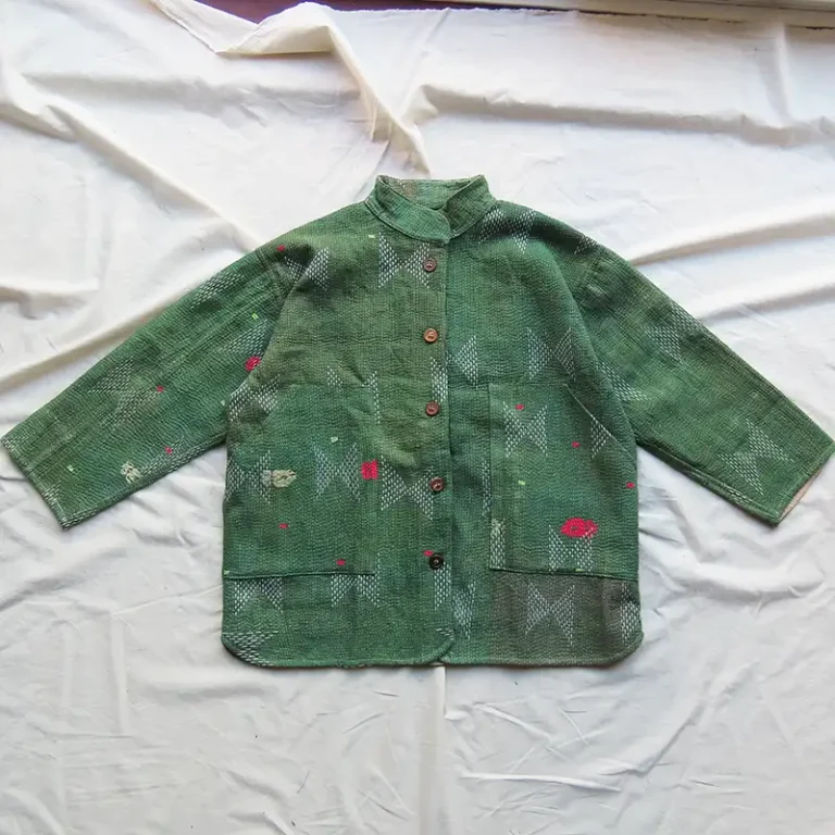 kantha quilted jacket