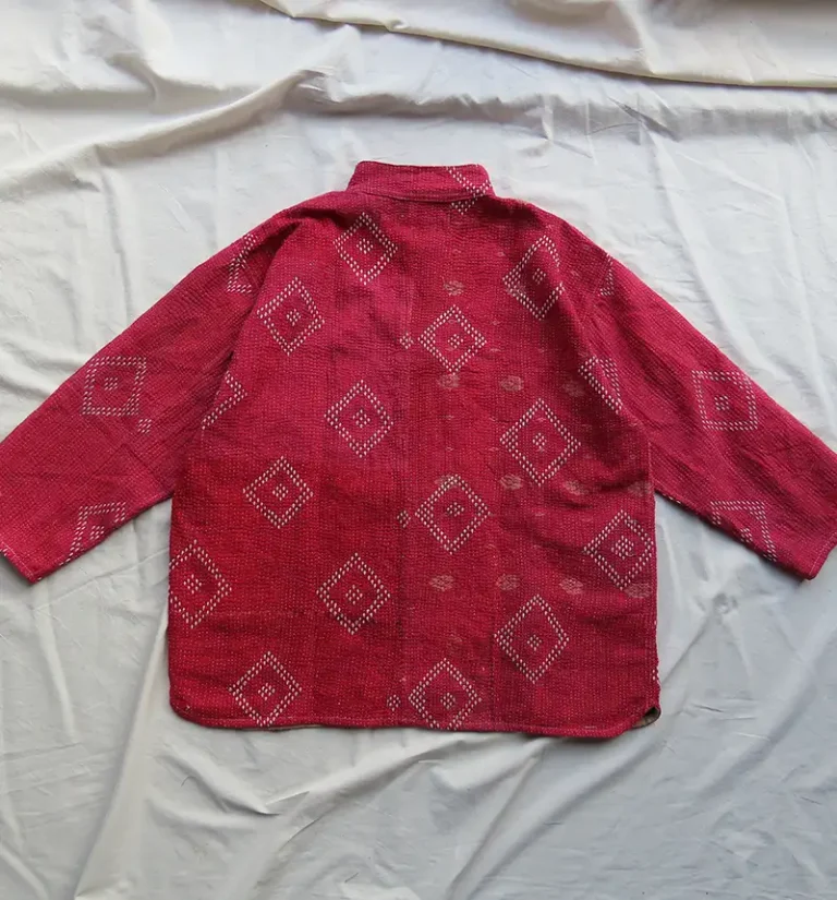 kantha stitched jacket