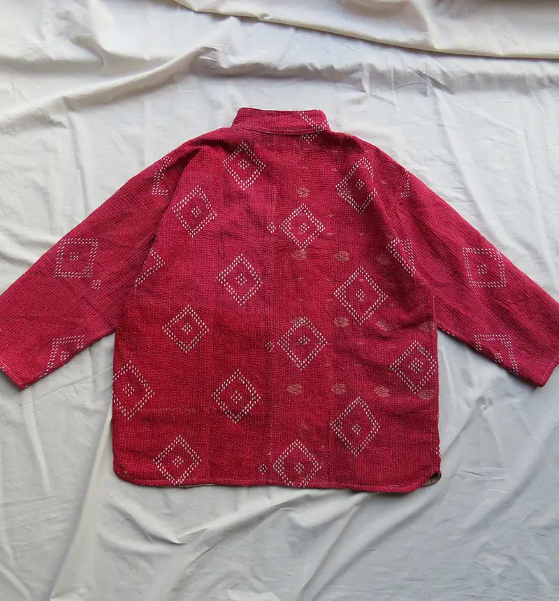 kantha stitched jacket