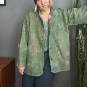 vintage kantha jacket