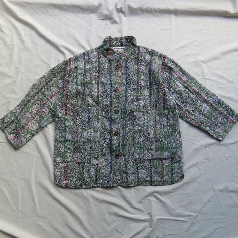 kantha quilted jacket