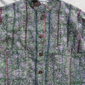 kantha quilted jacket