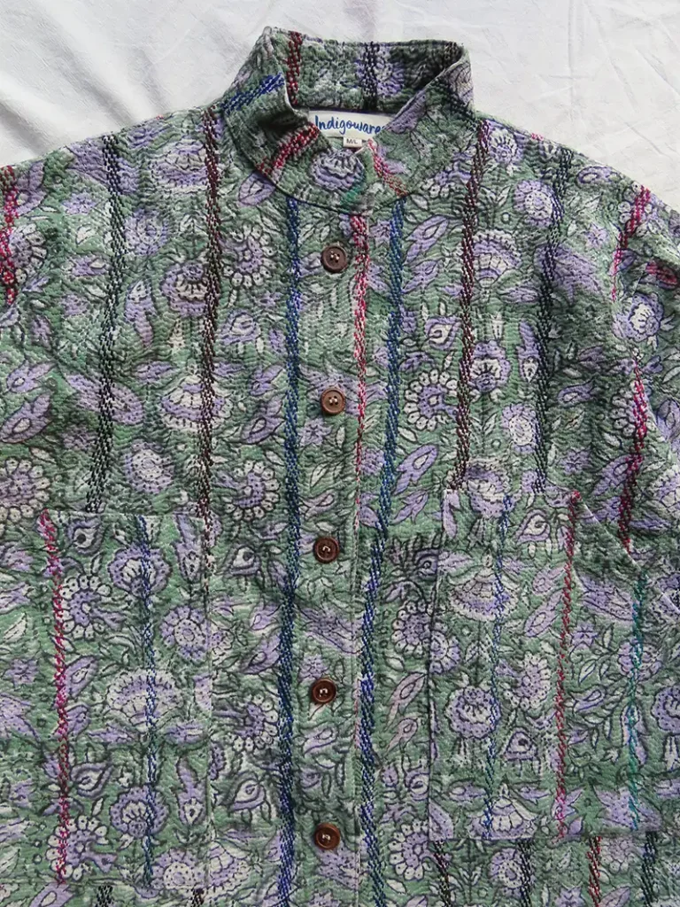 kantha quilted jacket