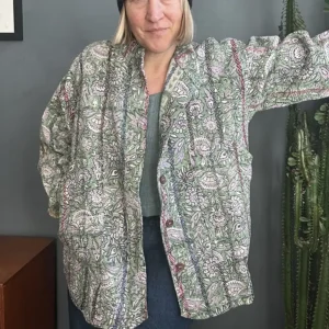vintage kantha jacket