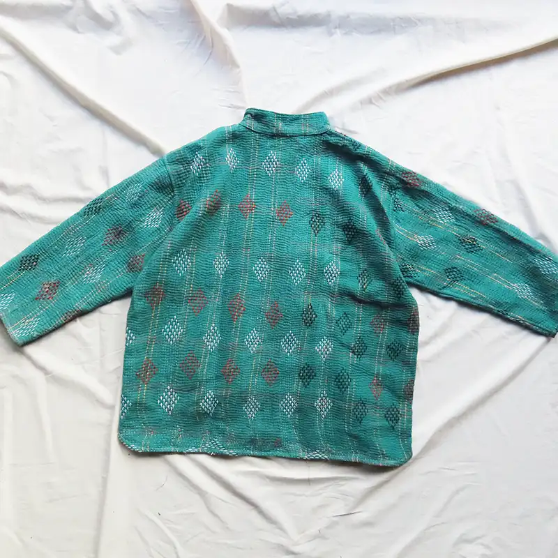 kantha quilted jacket
