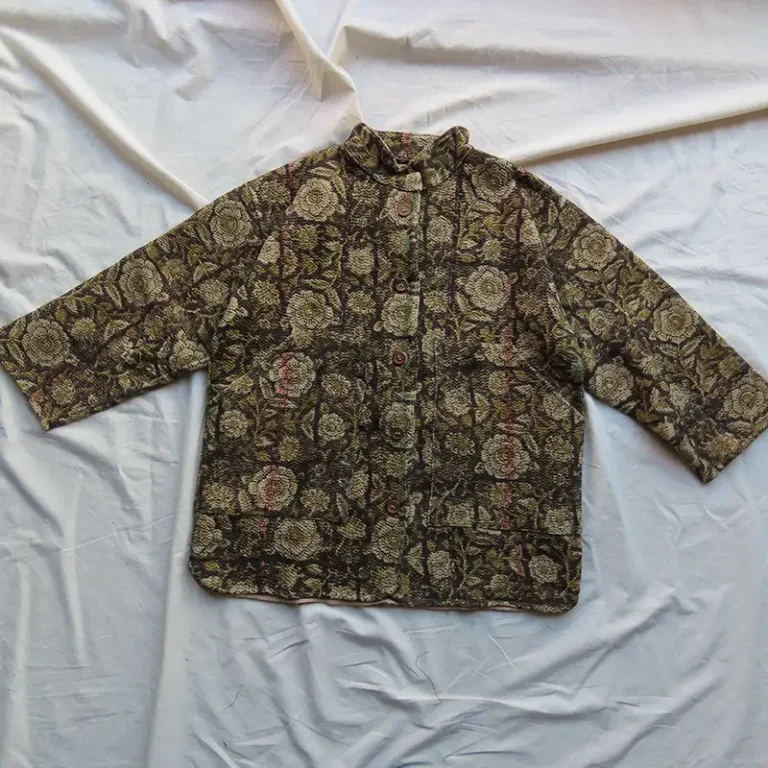 kantha quilted jacket