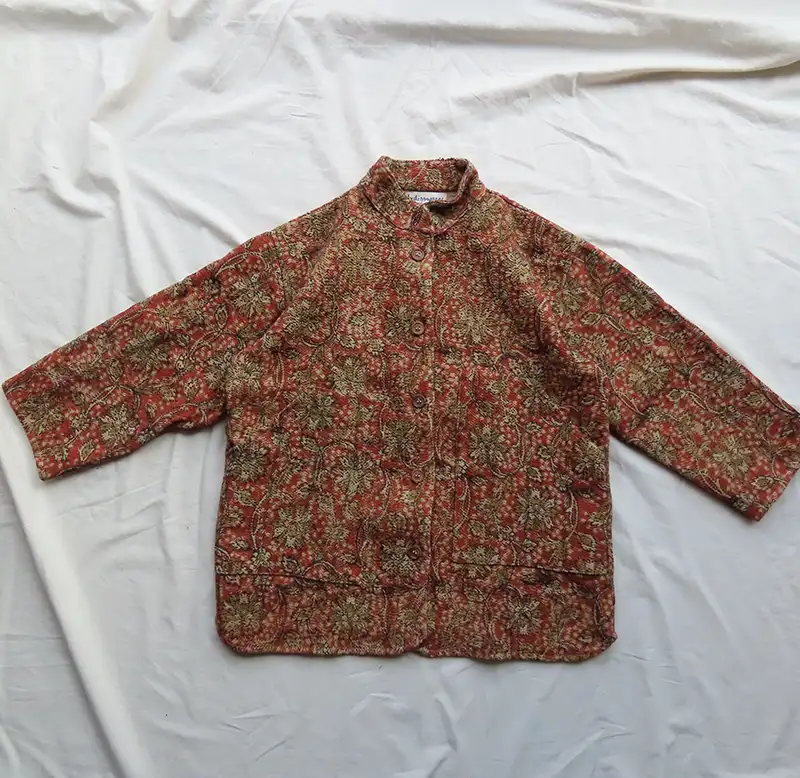 kantha quilted jacket