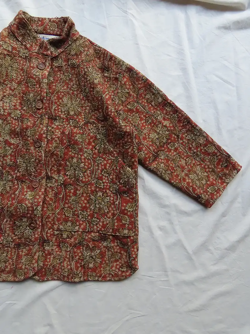 kantha quilted jacket