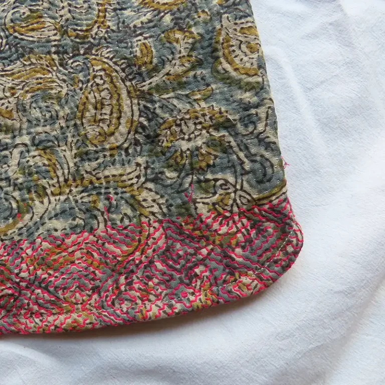 short kantha jacket