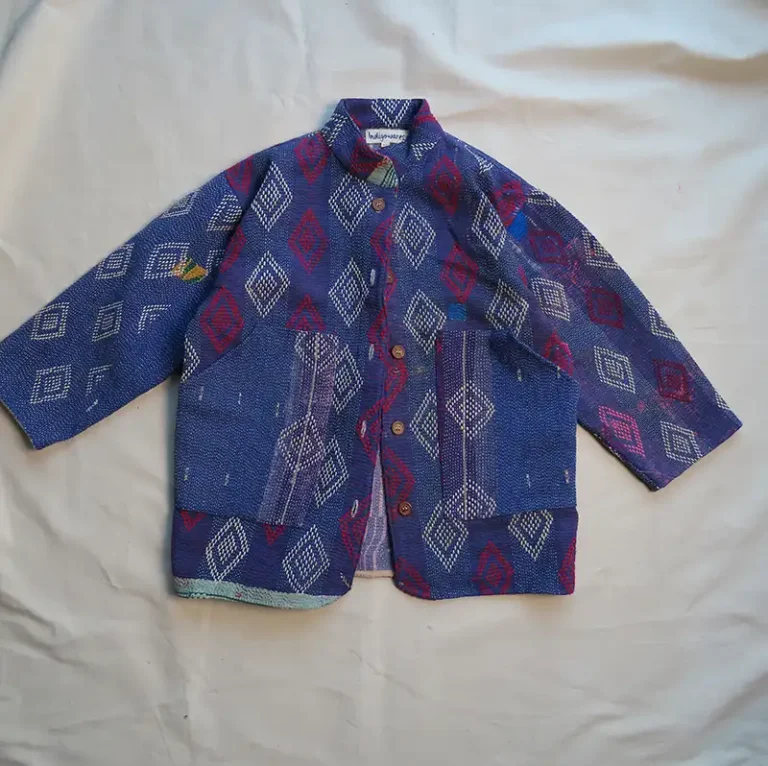 short kantha jacket