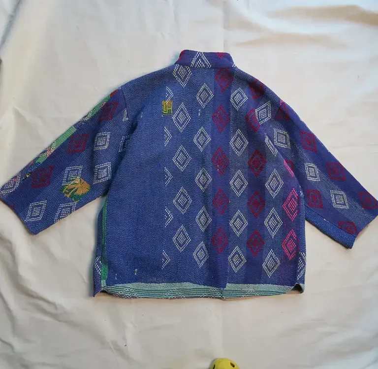 short kantha jacket