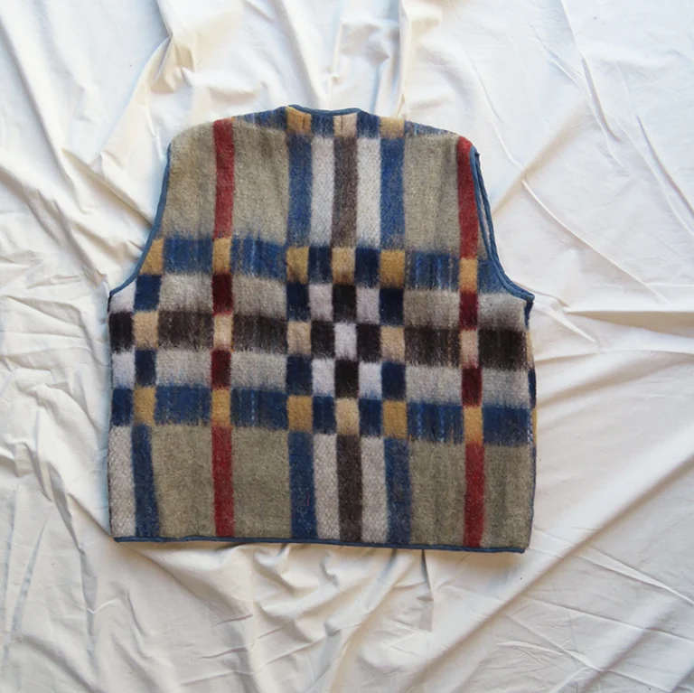 handwoven wool check