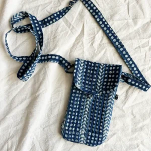 Organic cotton phone bag