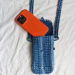 Organic cotton phone bag