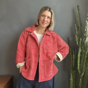 quilted kantha jacket