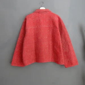back of sujani kantha jacket